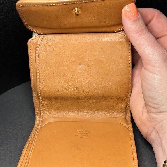 Celine Macadam French Purse Printed Compact Wallet - EUC - Picture 5 of 6